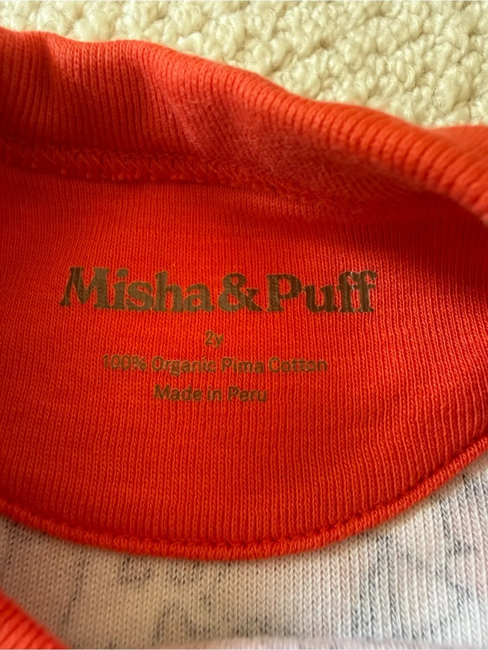 Misha & Puff Ringer Tee, 2Y